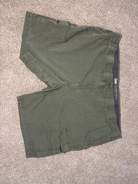 Lee Olive Cargo Shorts for Men
